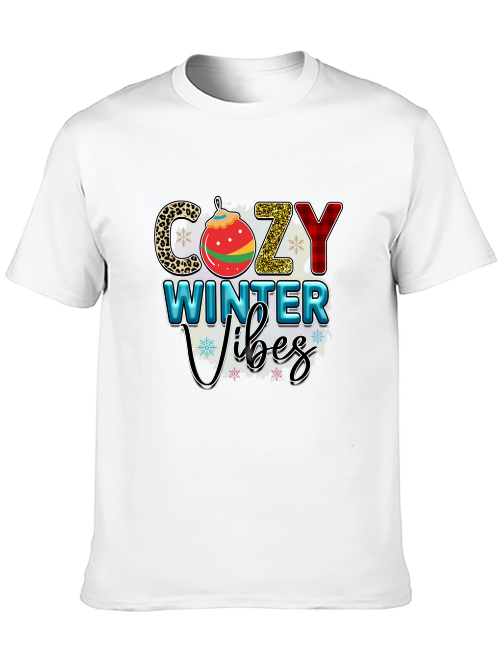 Cozy Winter Vibes Graphic T-Shirt