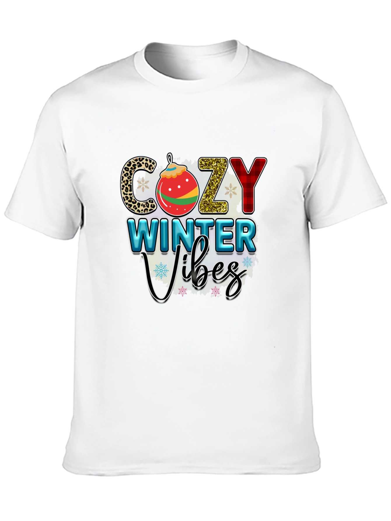 Cozy Winter Vibes Graphic T-Shirt