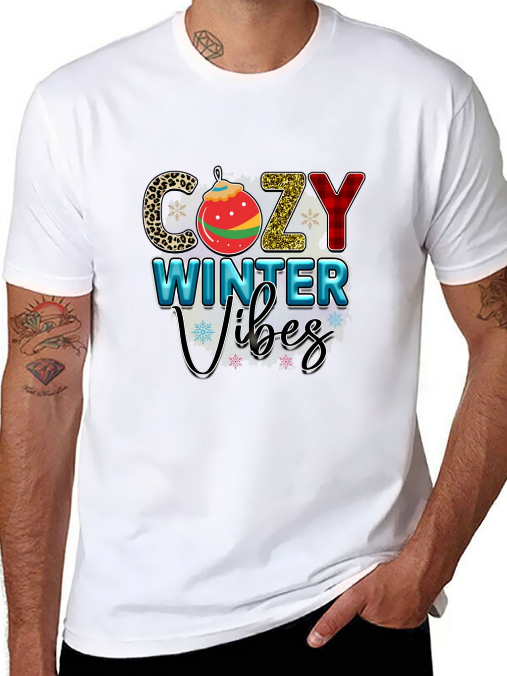 Cozy Winter Vibes Graphic T-Shirt