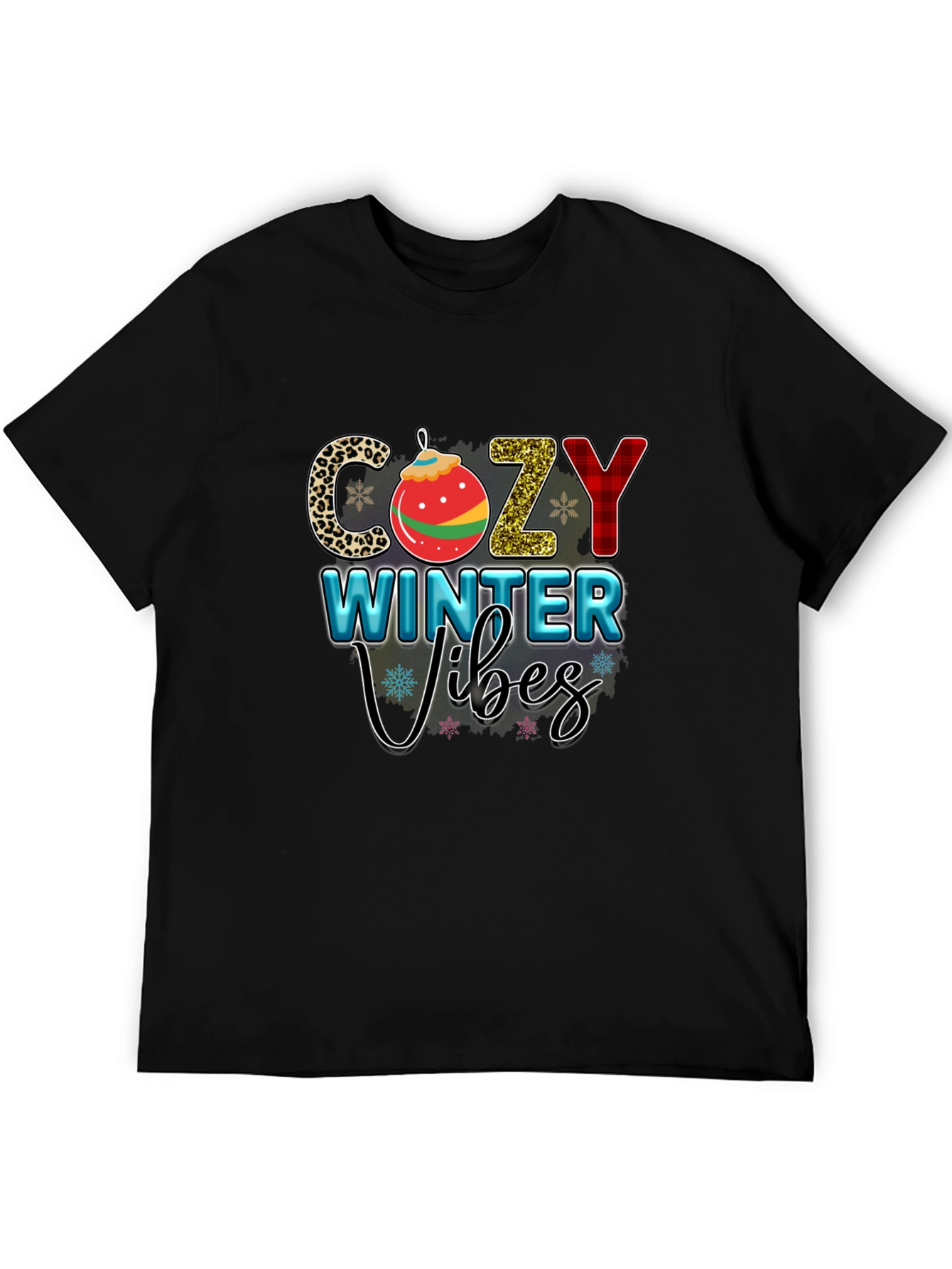 Cozy Winter Vibes Graphic T-Shirt