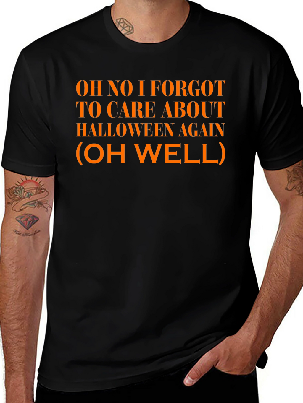 Funny Halloween T-Shirt: Oh No I Forgot!