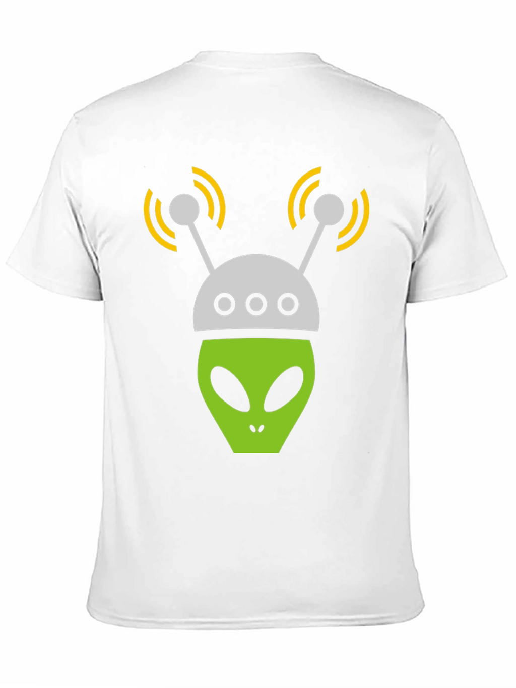 Alien Head Graphic Tee - Black T-Shirt