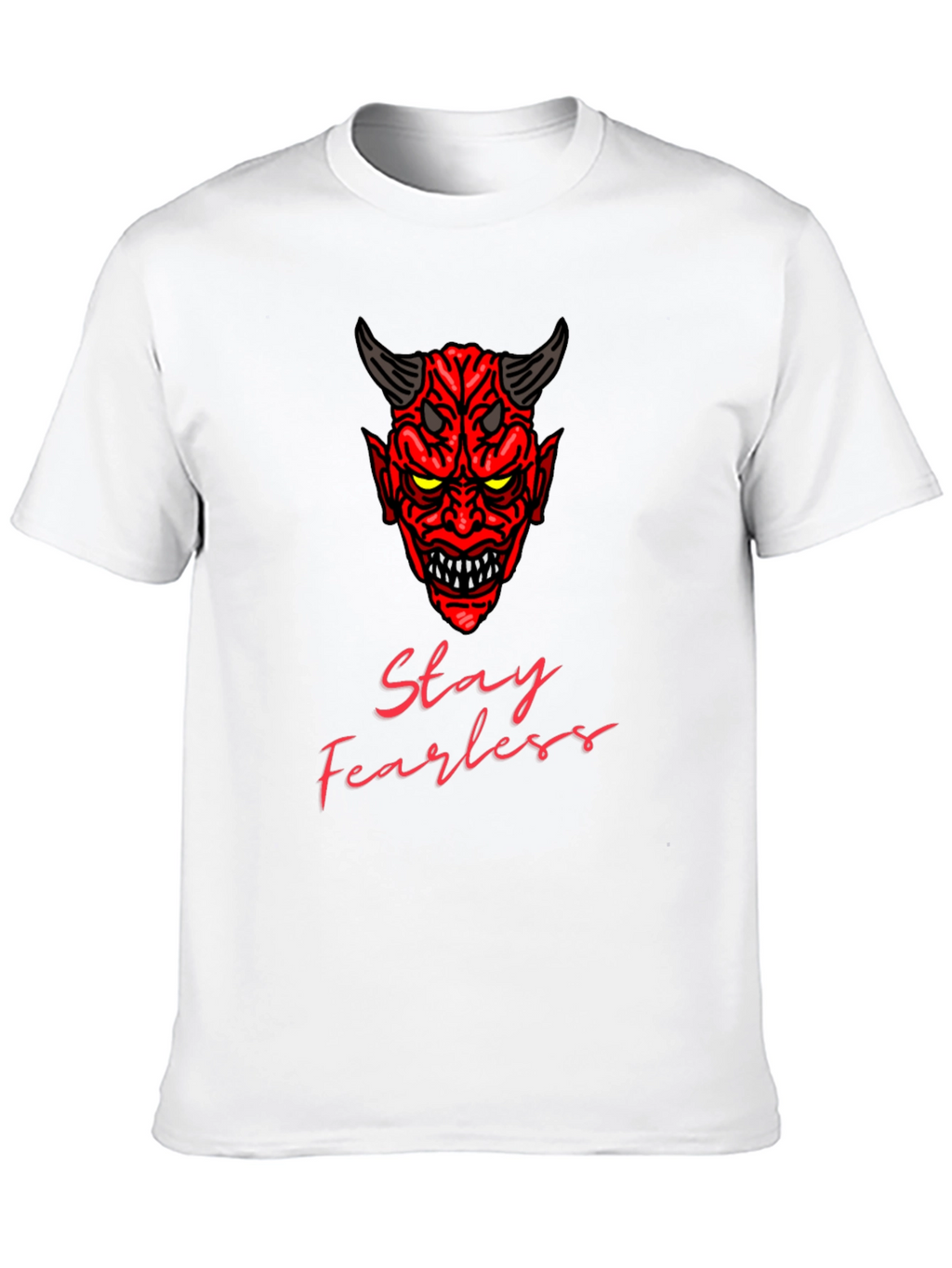 Stay Fearless Devil Graphic T-Shirt