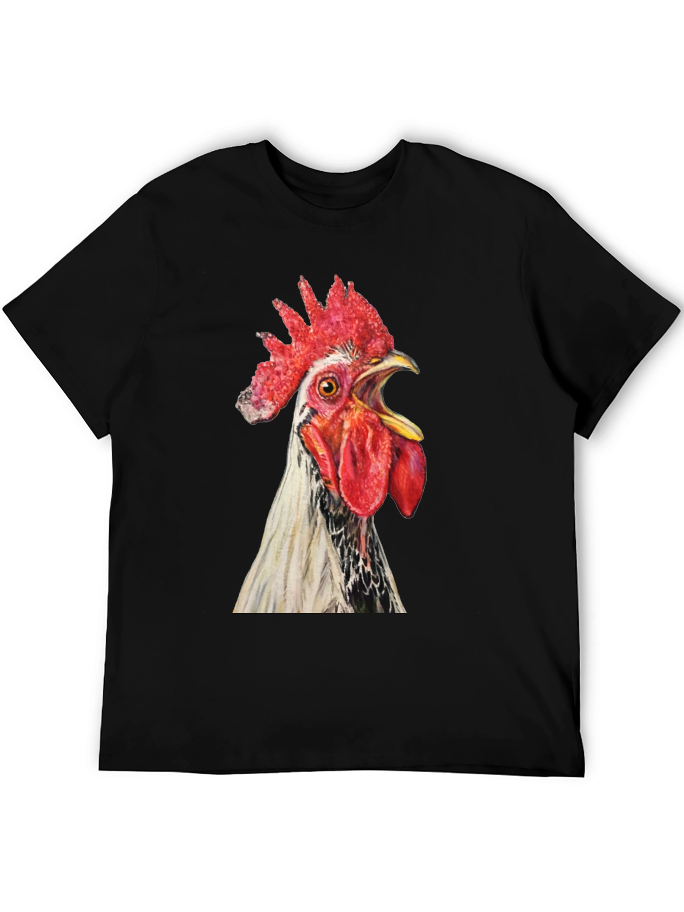 Rooster Graphic Tee - Black