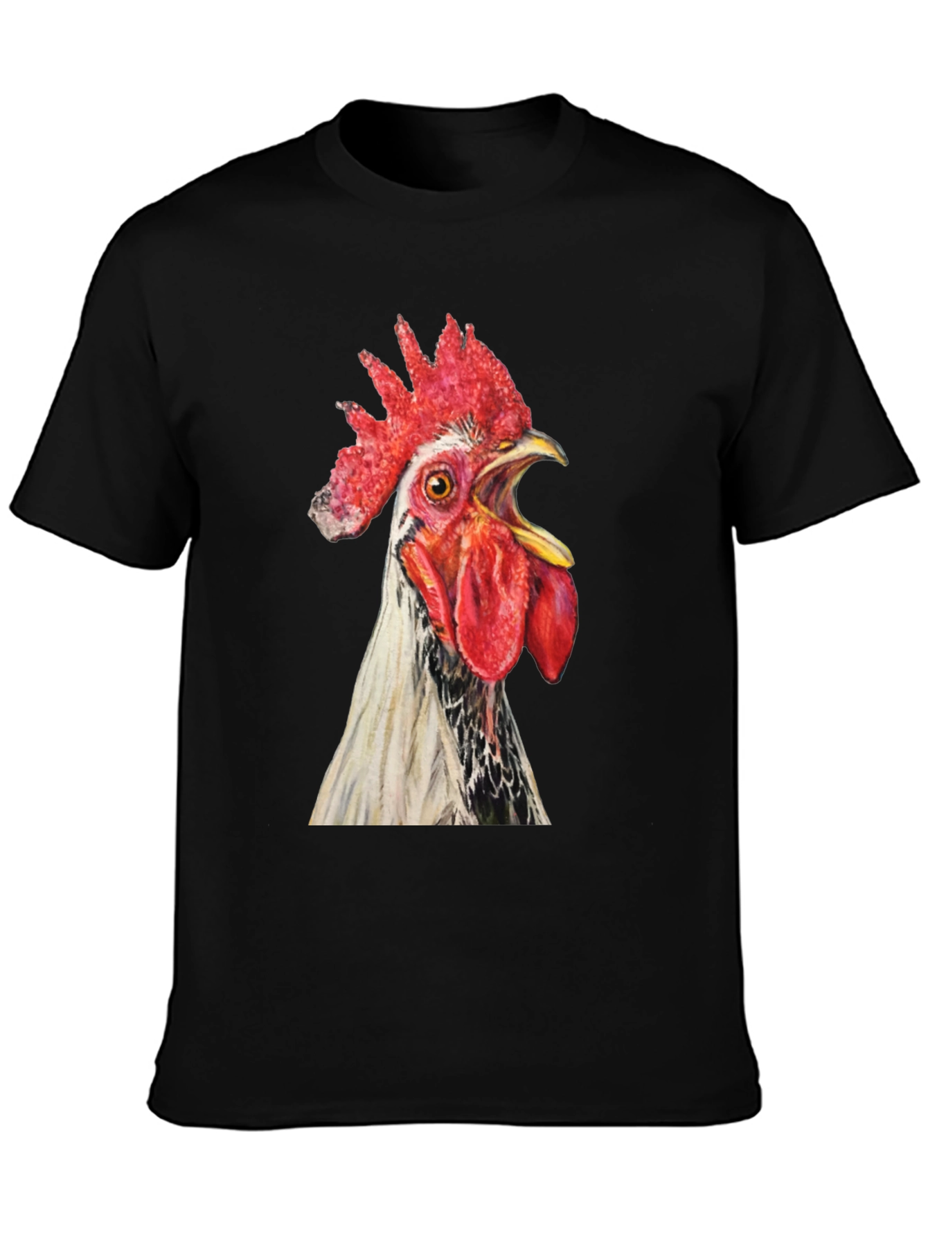 Rooster Graphic Tee - Black