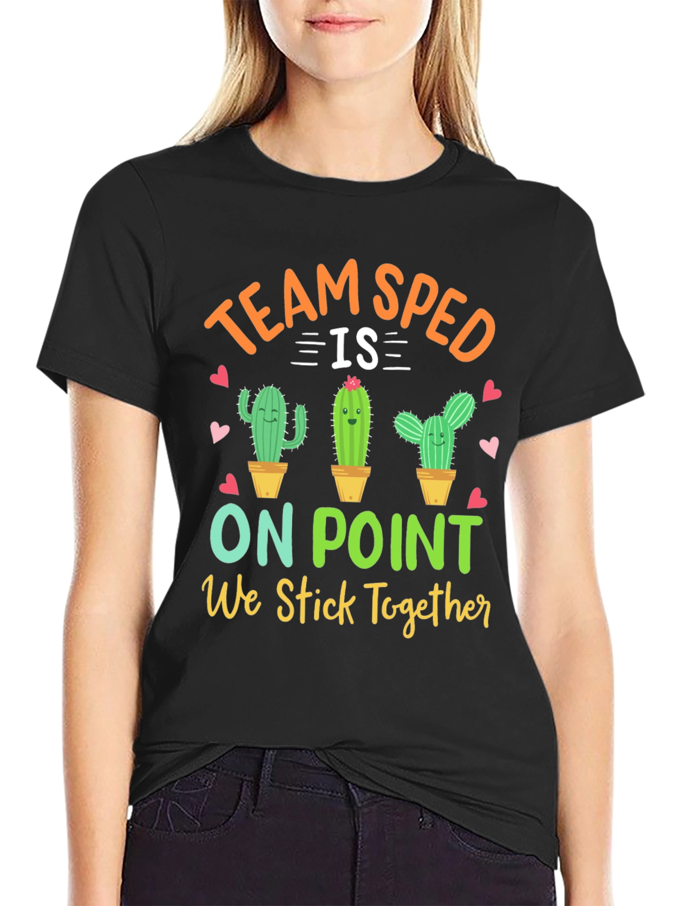 Team SPED Cactus T-Shirt - We Stick Together!