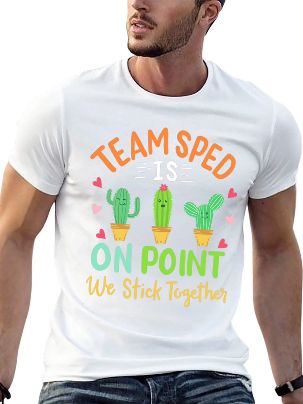 Team SPED Cactus T-Shirt - We Stick Together!