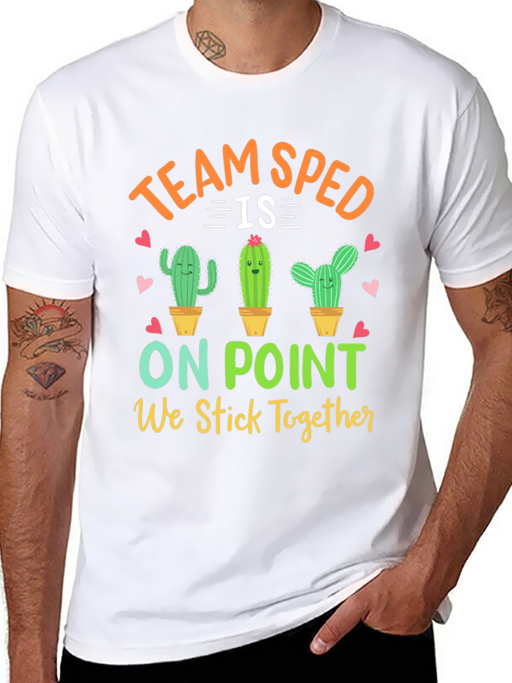 Team SPED Cactus T-Shirt - We Stick Together!