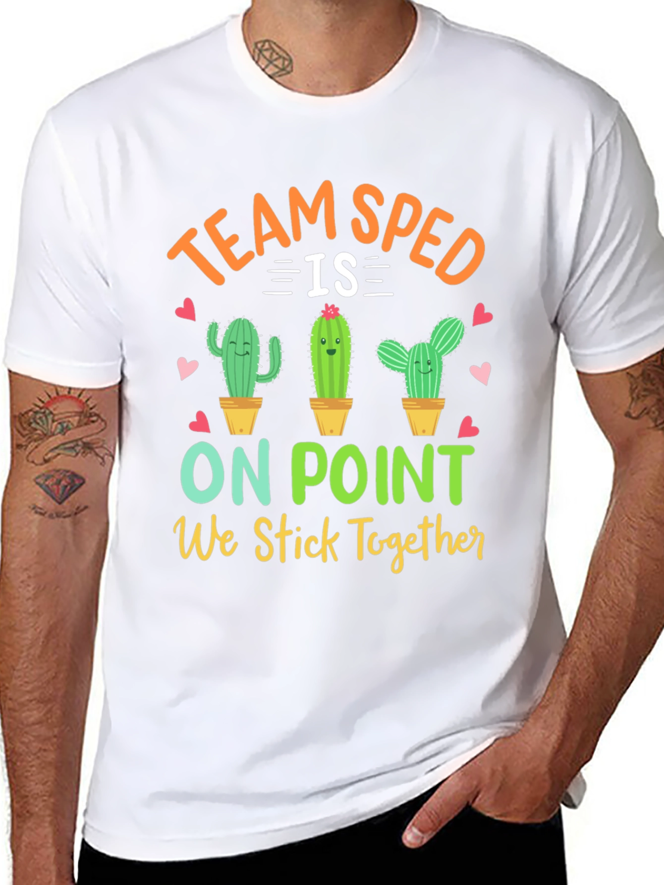 Team SPED Cactus T-Shirt - We Stick Together!