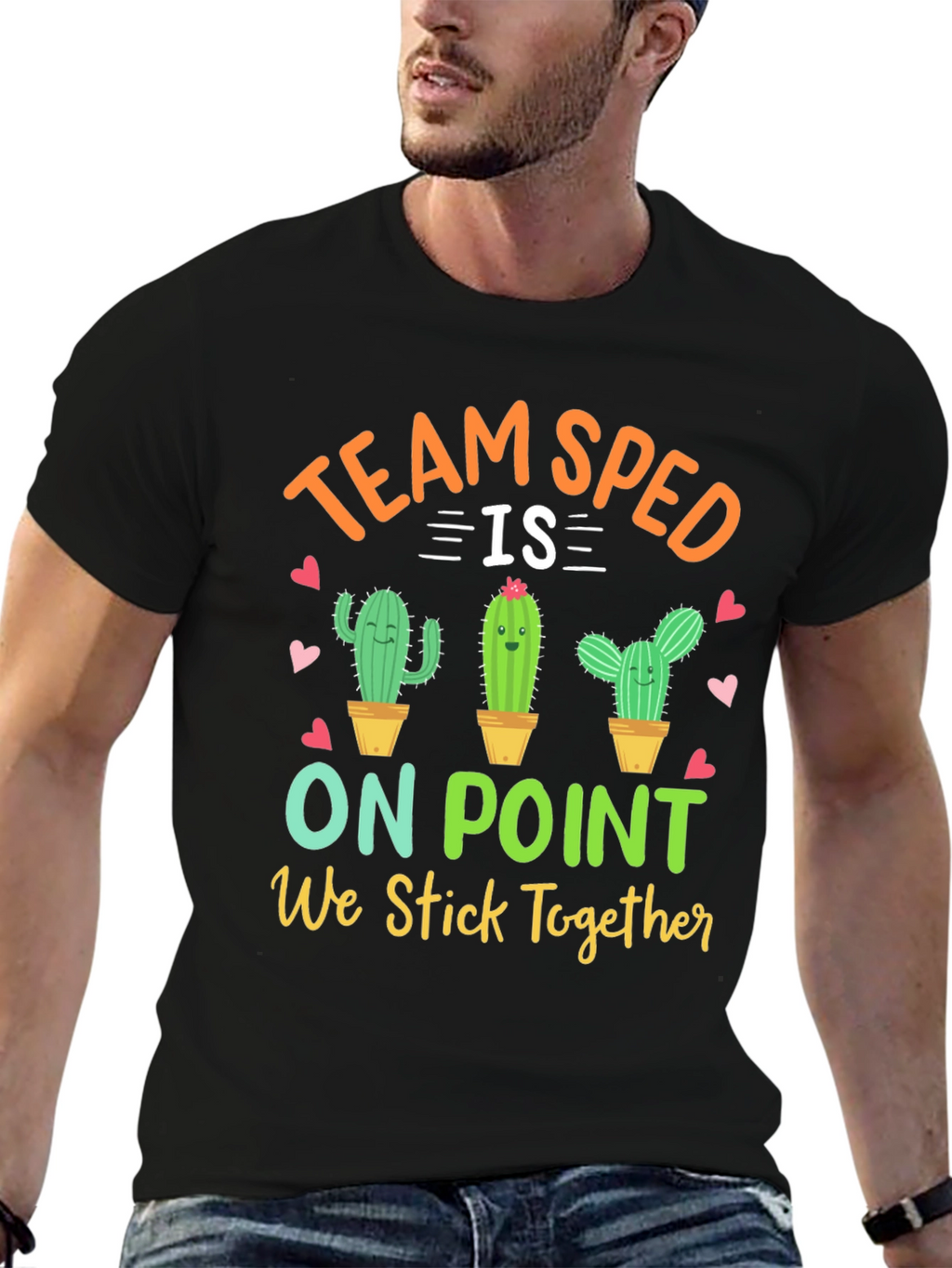 Team SPED Cactus T-Shirt - We Stick Together!