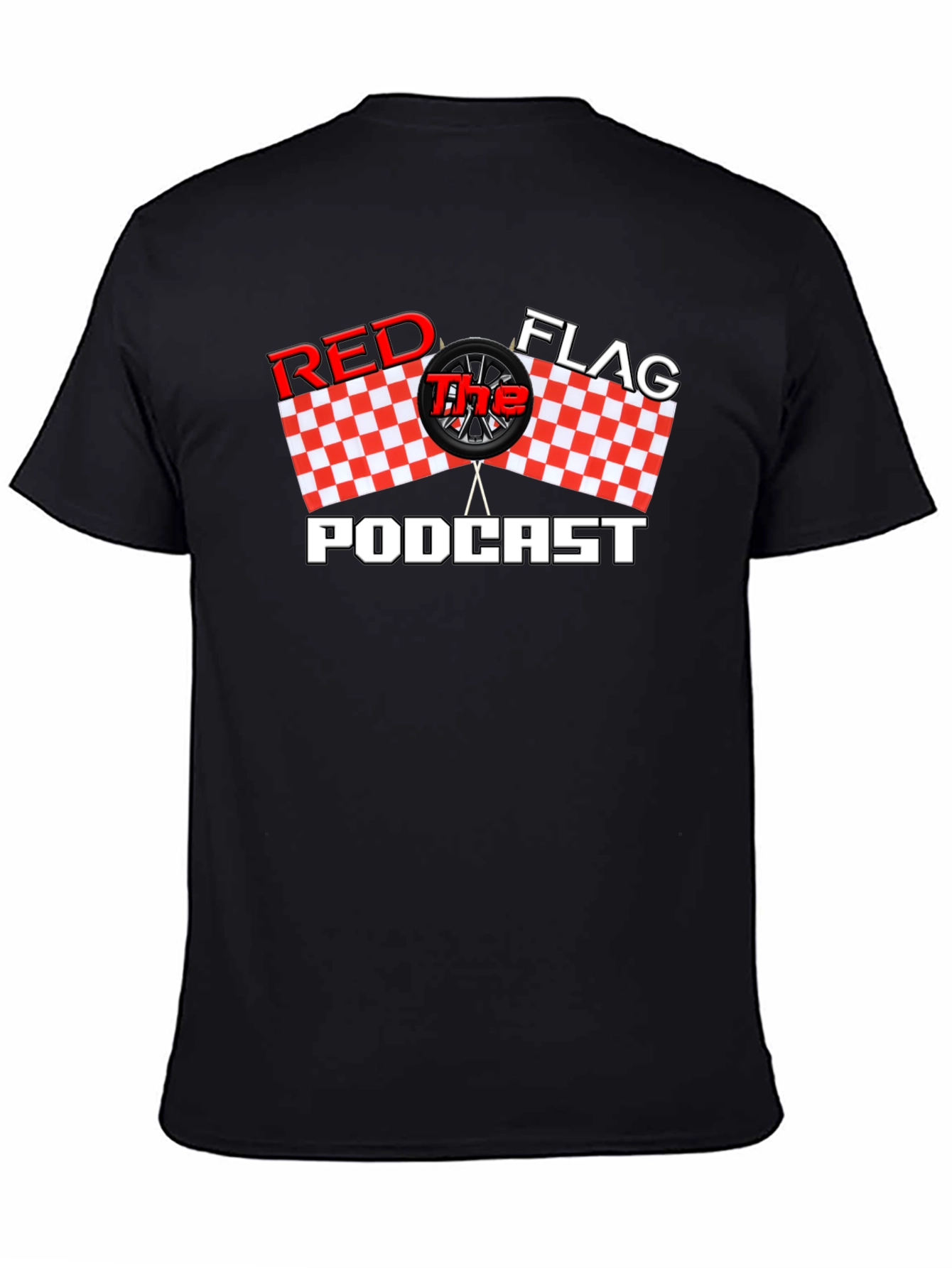 Red Flag Podcast Graphic T-Shirt