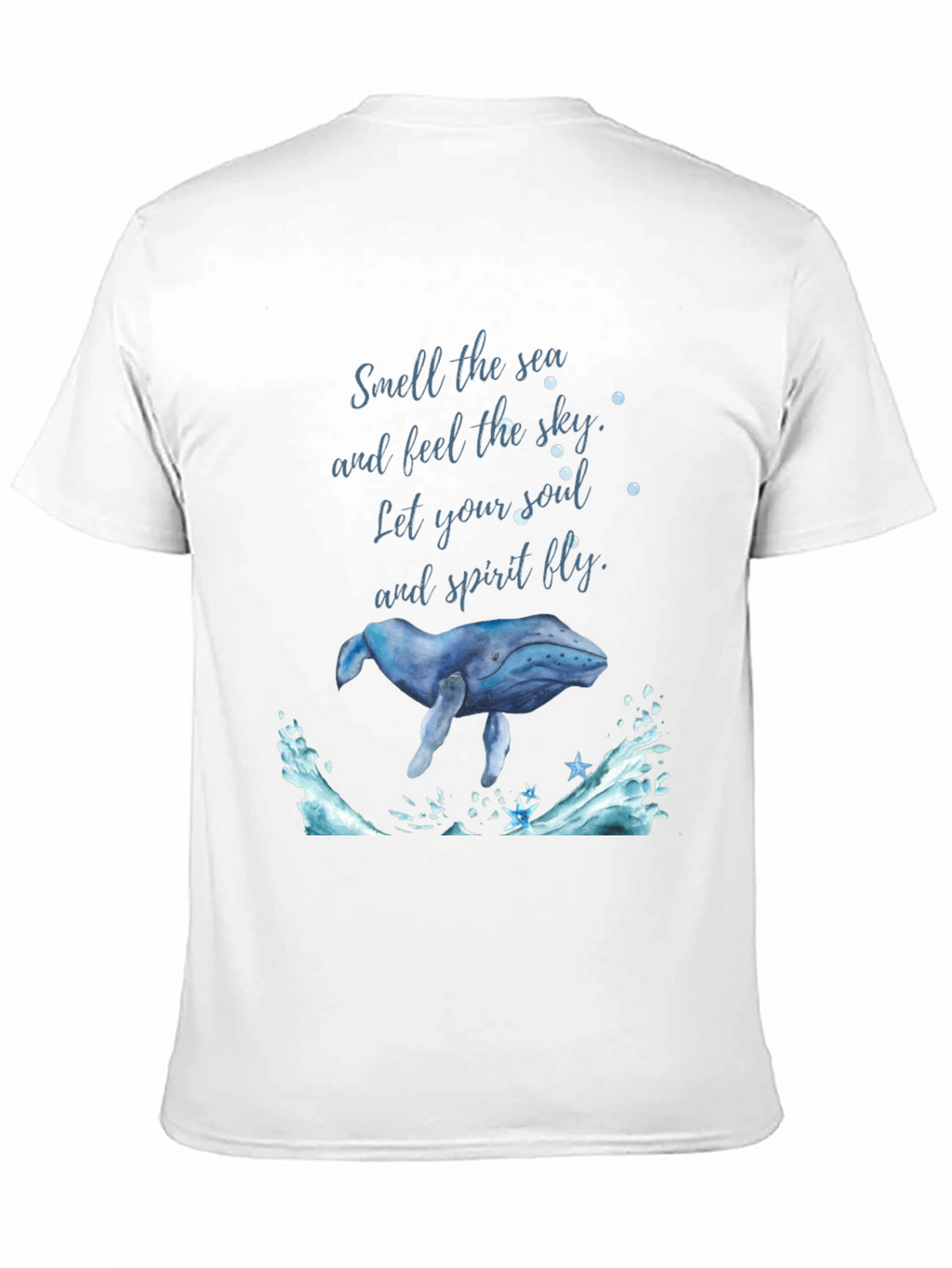 Ocean Whale Graphic Tee - Feel the Sky