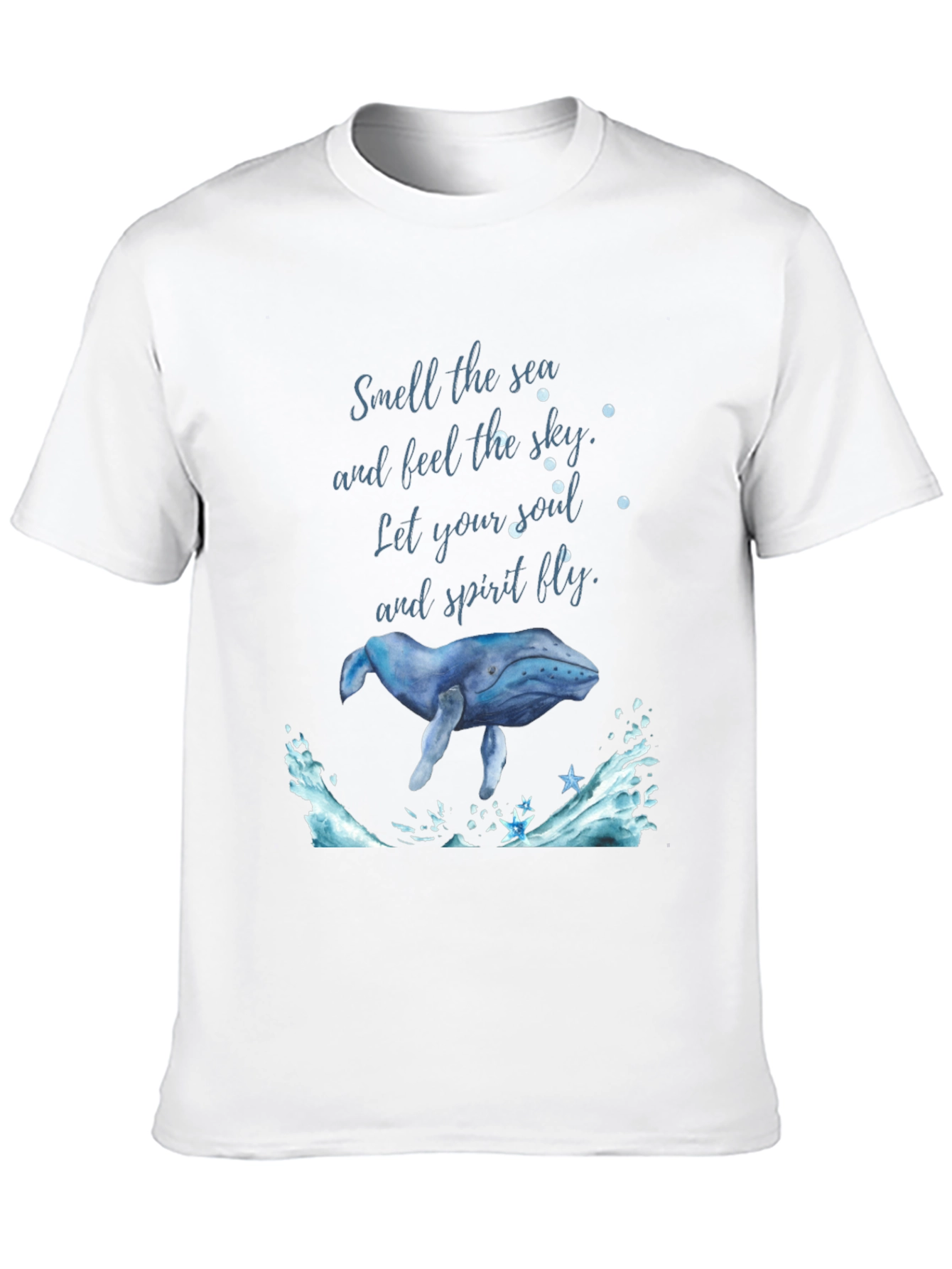 Ocean Whale Graphic Tee - Feel the Sky
