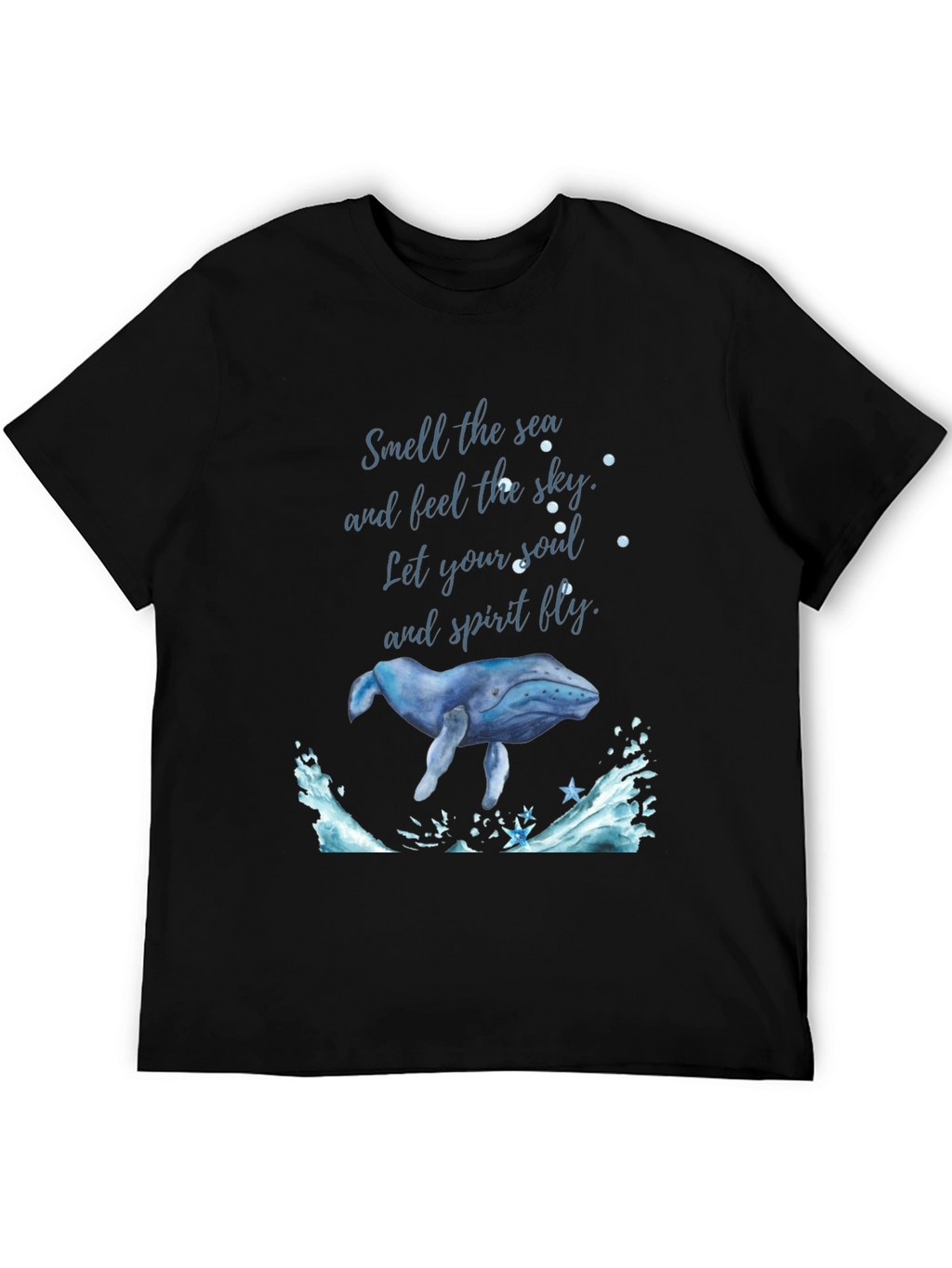 Ocean Whale Graphic Tee - Feel the Sky