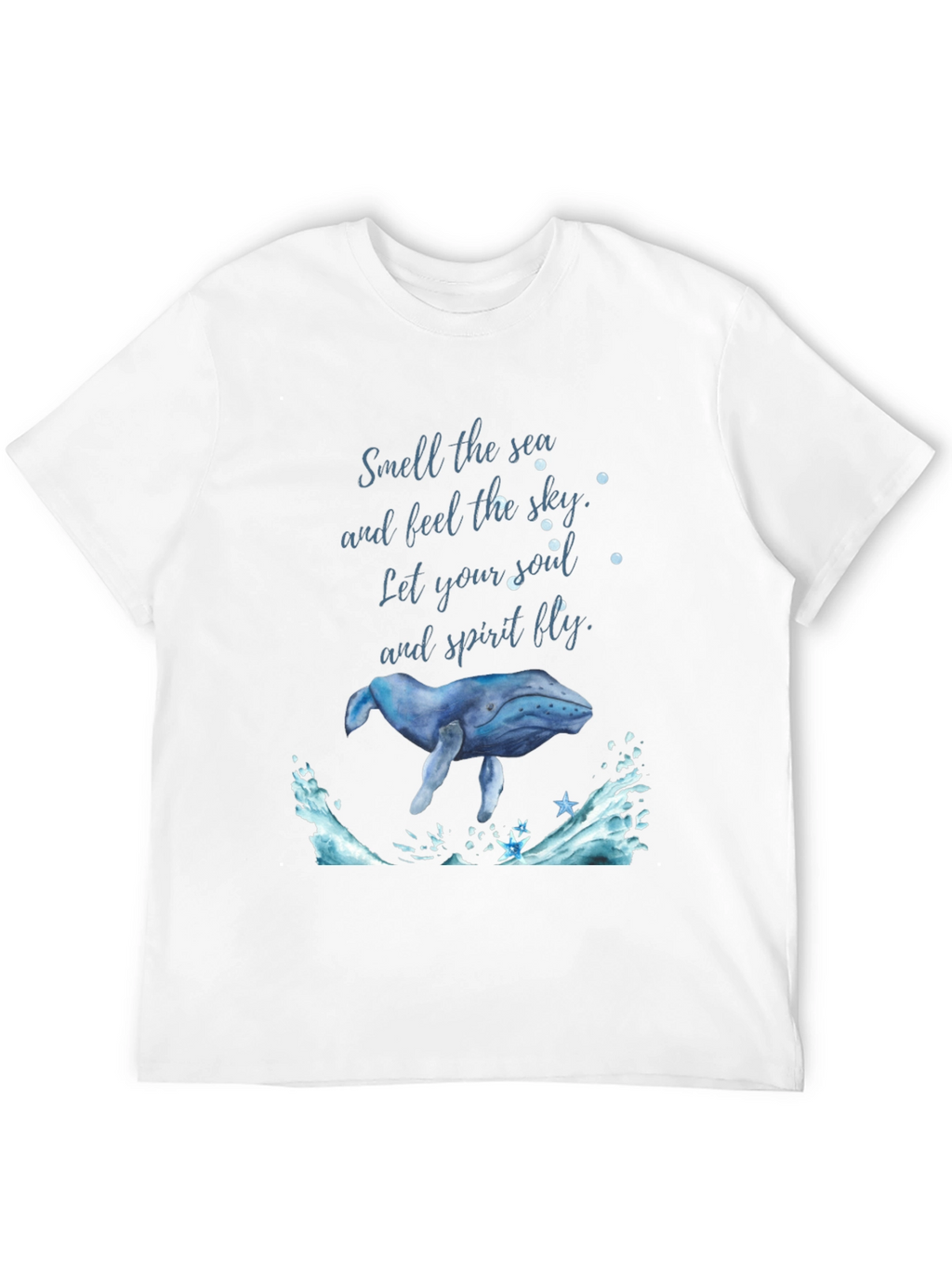 Ocean Whale Graphic Tee - Feel the Sky