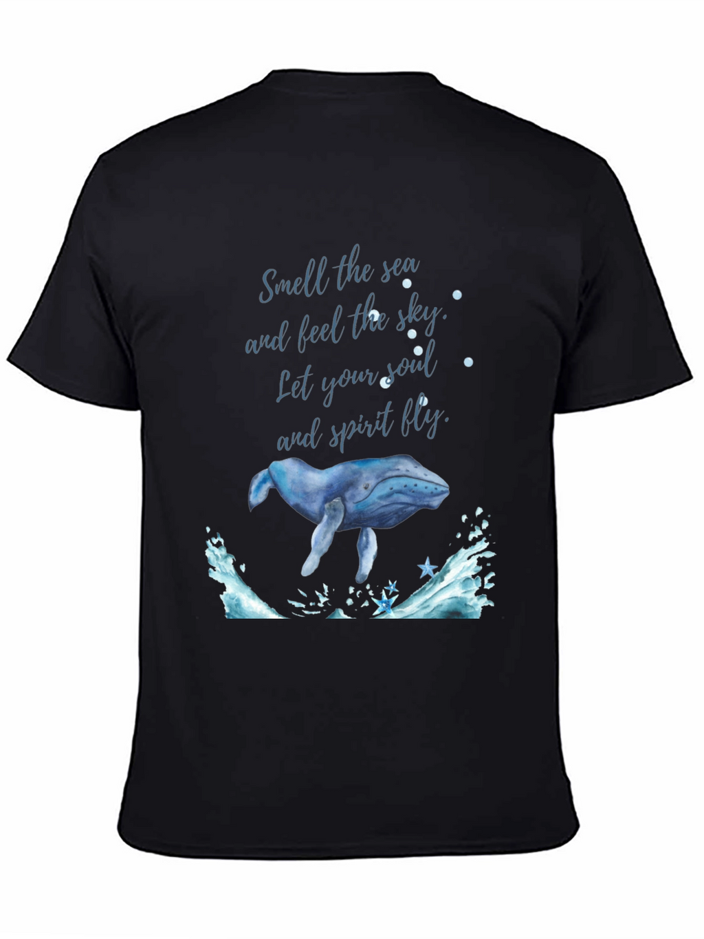 Ocean Whale Graphic Tee - Feel the Sky