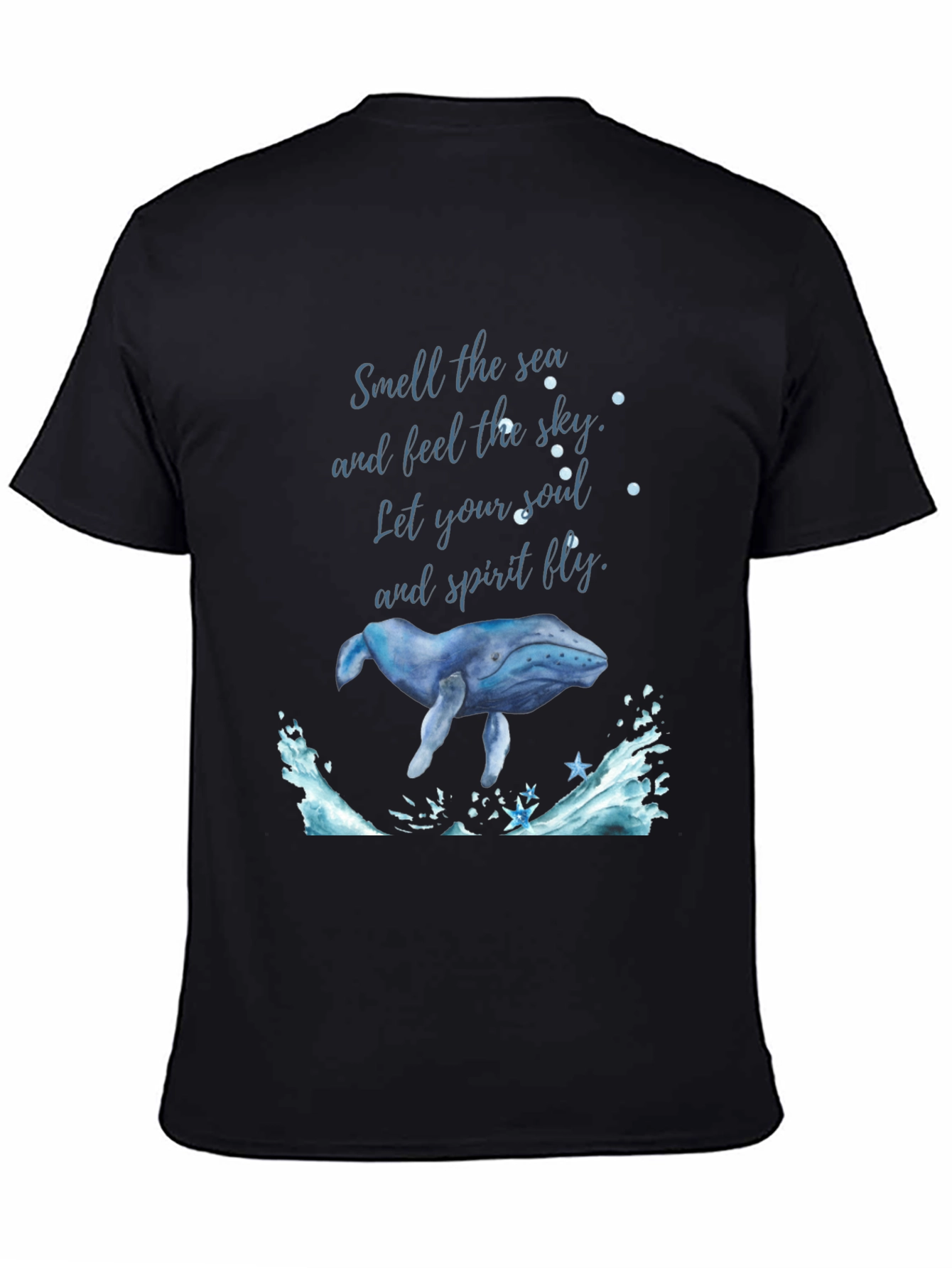 Ocean Whale Graphic Tee - Feel the Sky