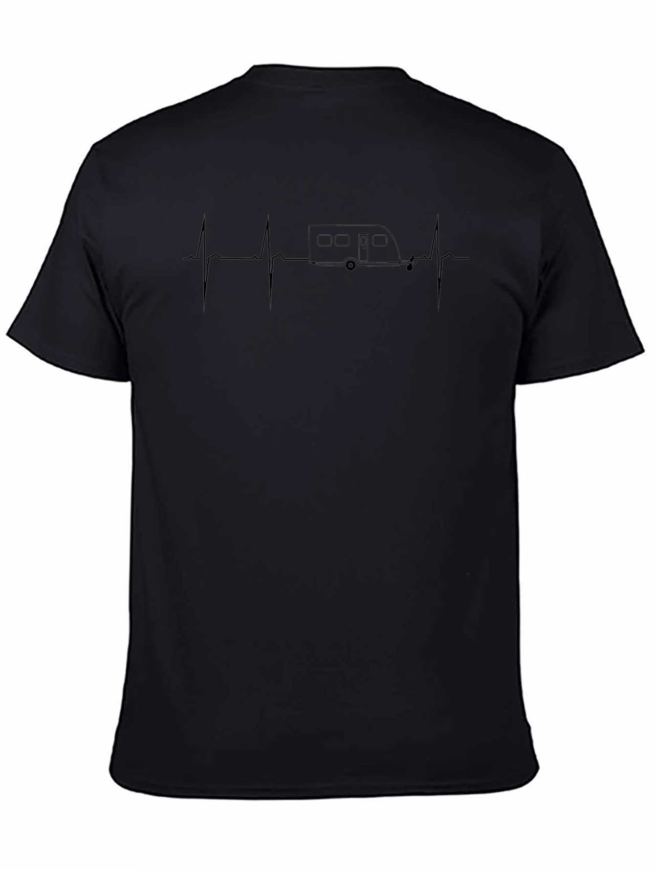 Caravan Heartbeat T-Shirt - Black