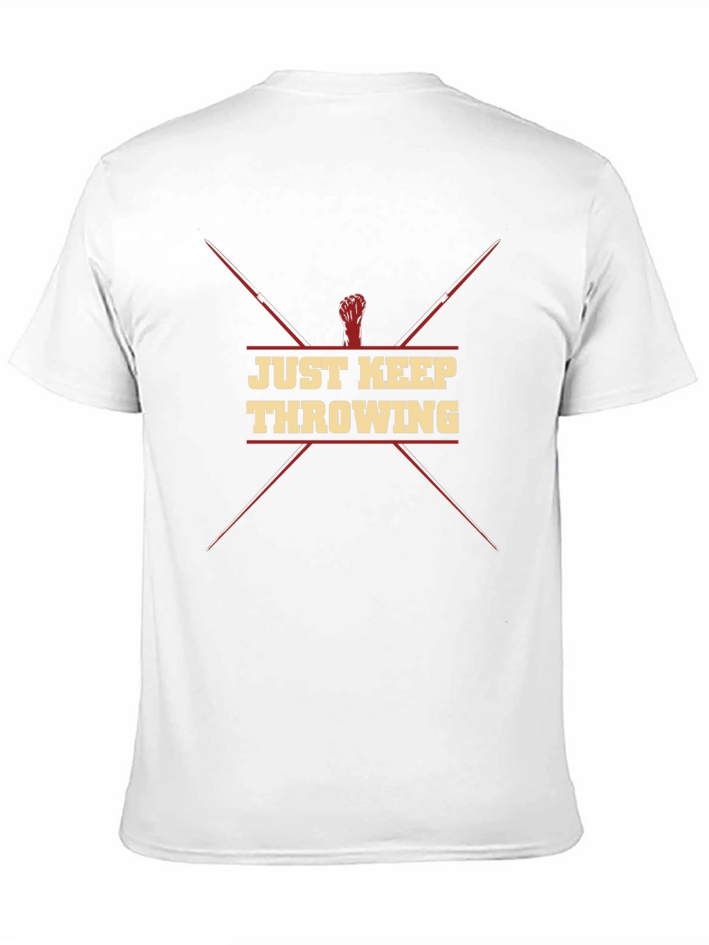 Just Keep Throwing Black T-Shirt