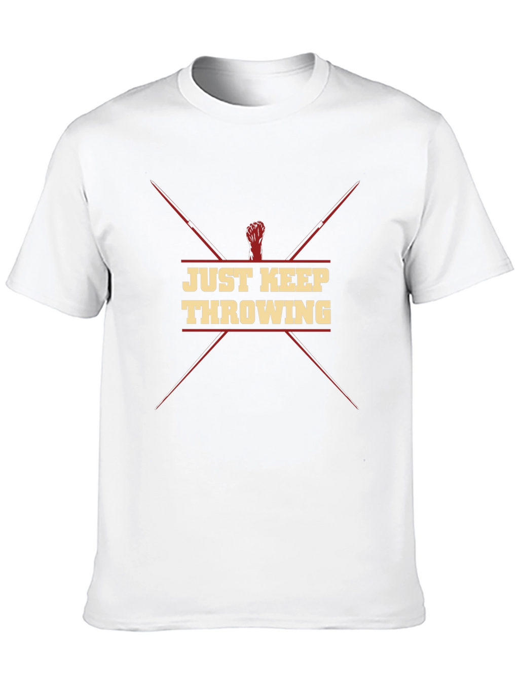 Just Keep Throwing Black T-Shirt