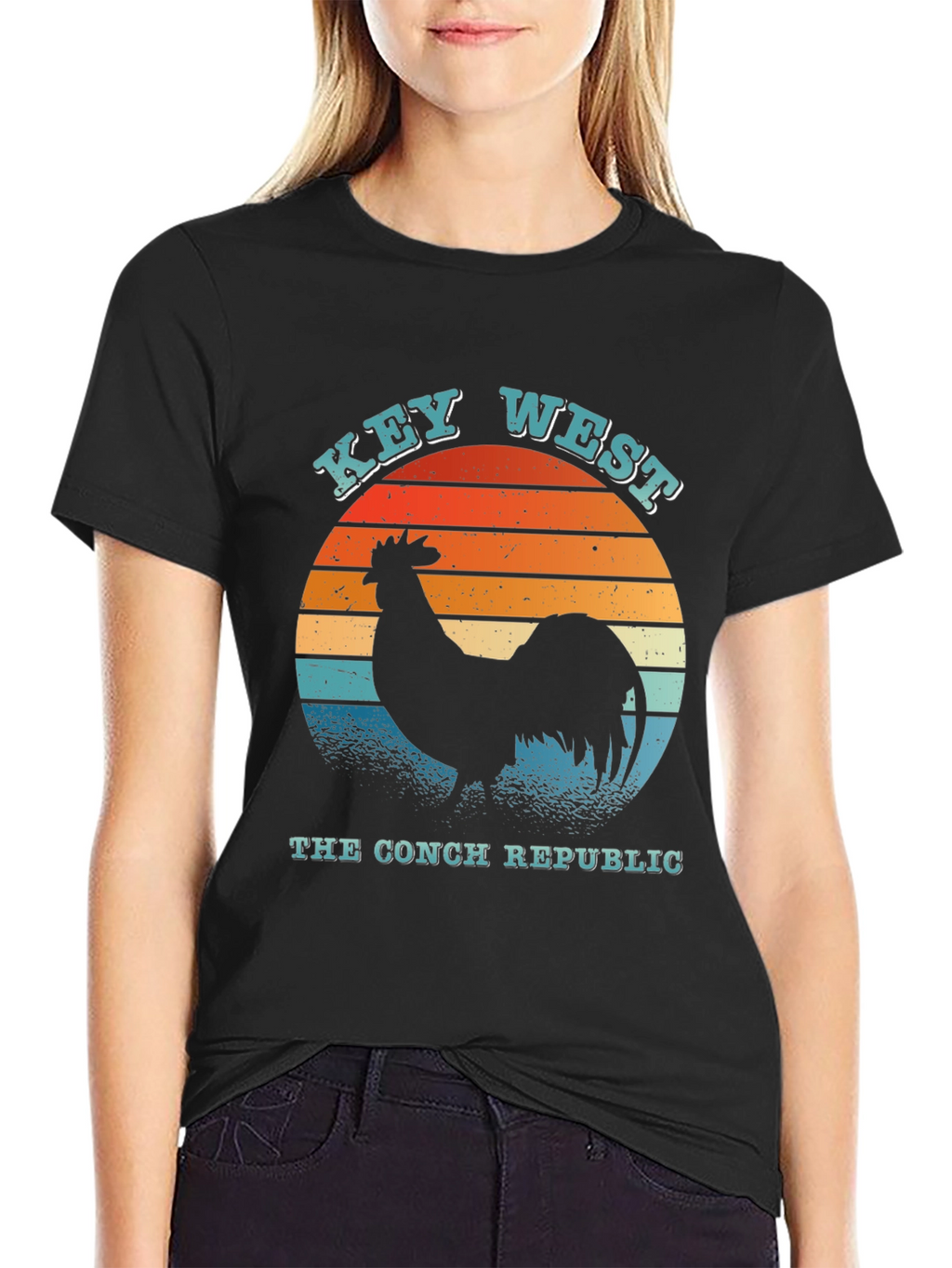 Key West Conch Republic Retro Graphic T-Shirt