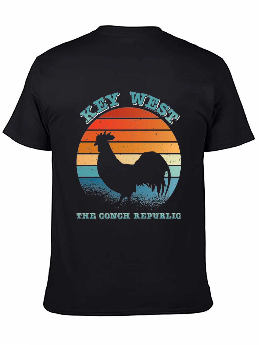 Key West Conch Republic Retro Graphic T-Shirt