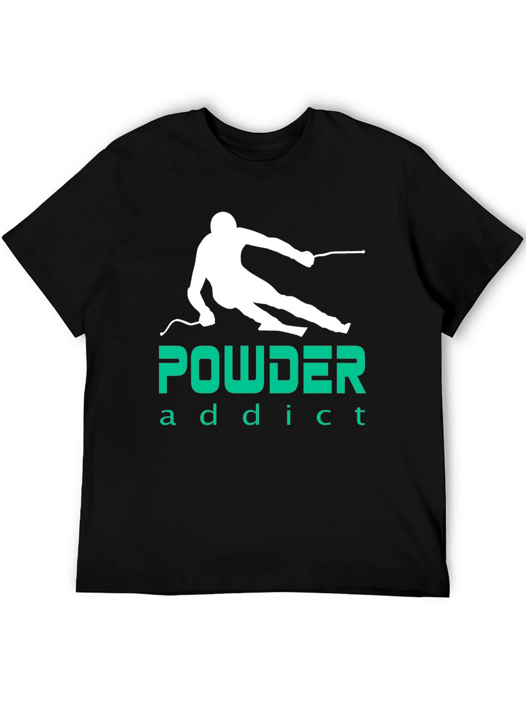 Powder Addict T-Shirt - Black