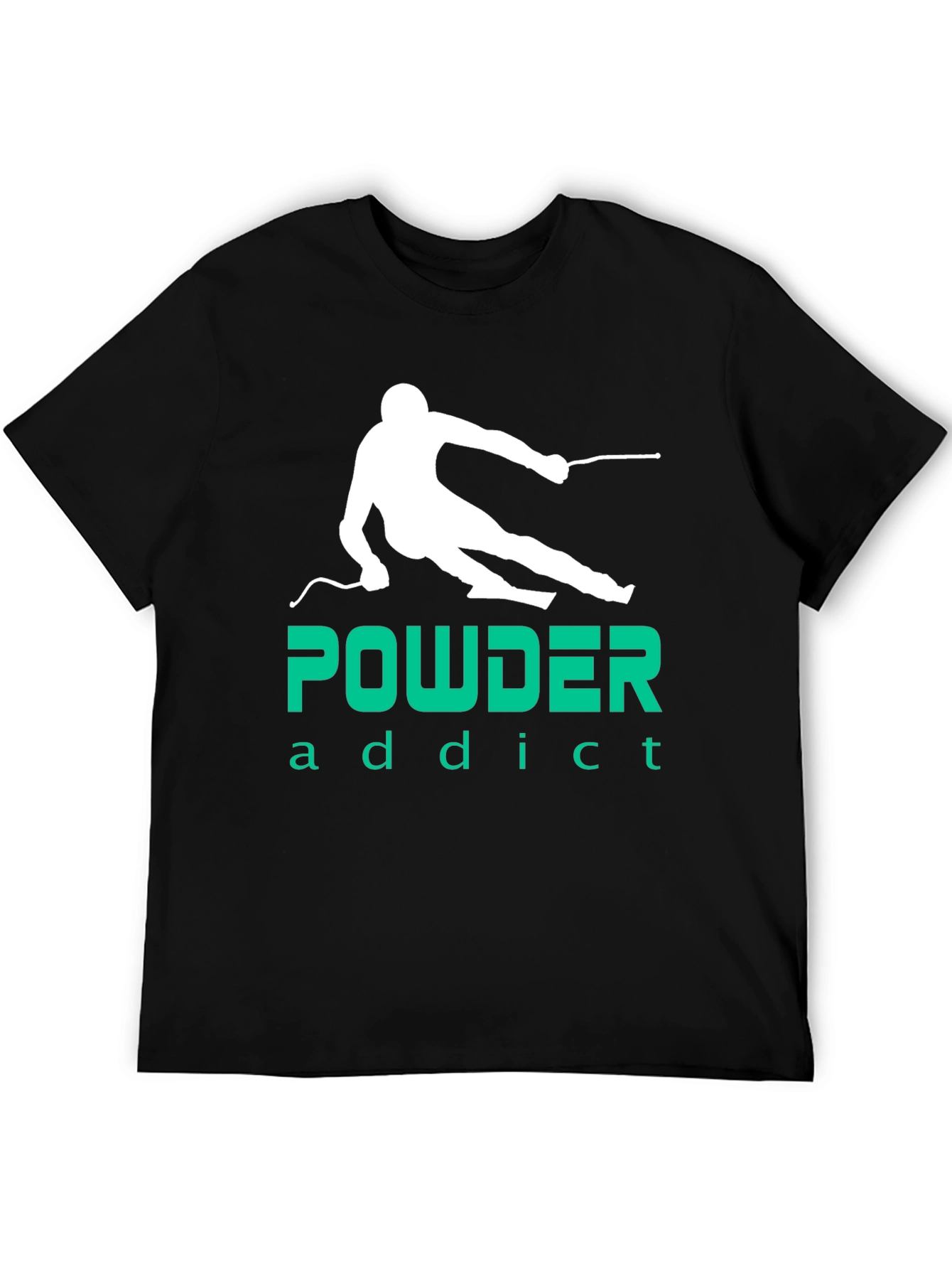 Powder Addict T-Shirt - Black