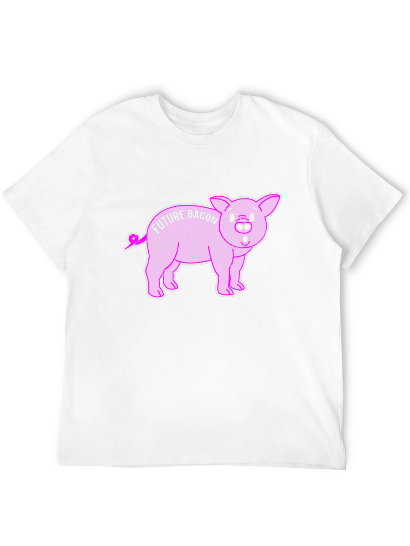 Future Bacon Pig Graphic Novelty T-Shirt - Unisex