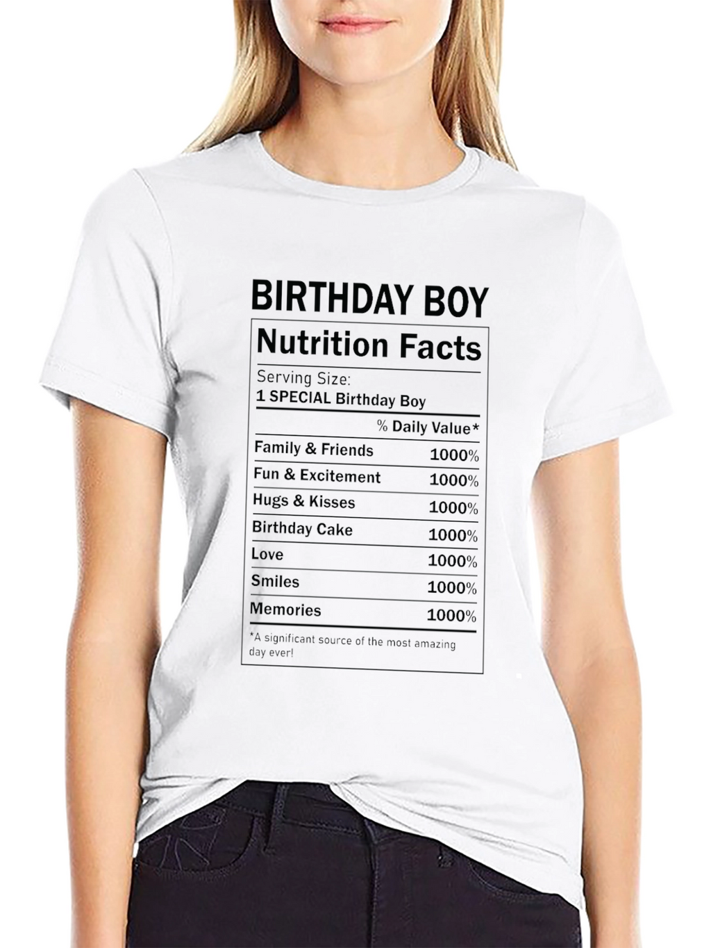 Birthday Boy Nutrition Facts T-Shirt