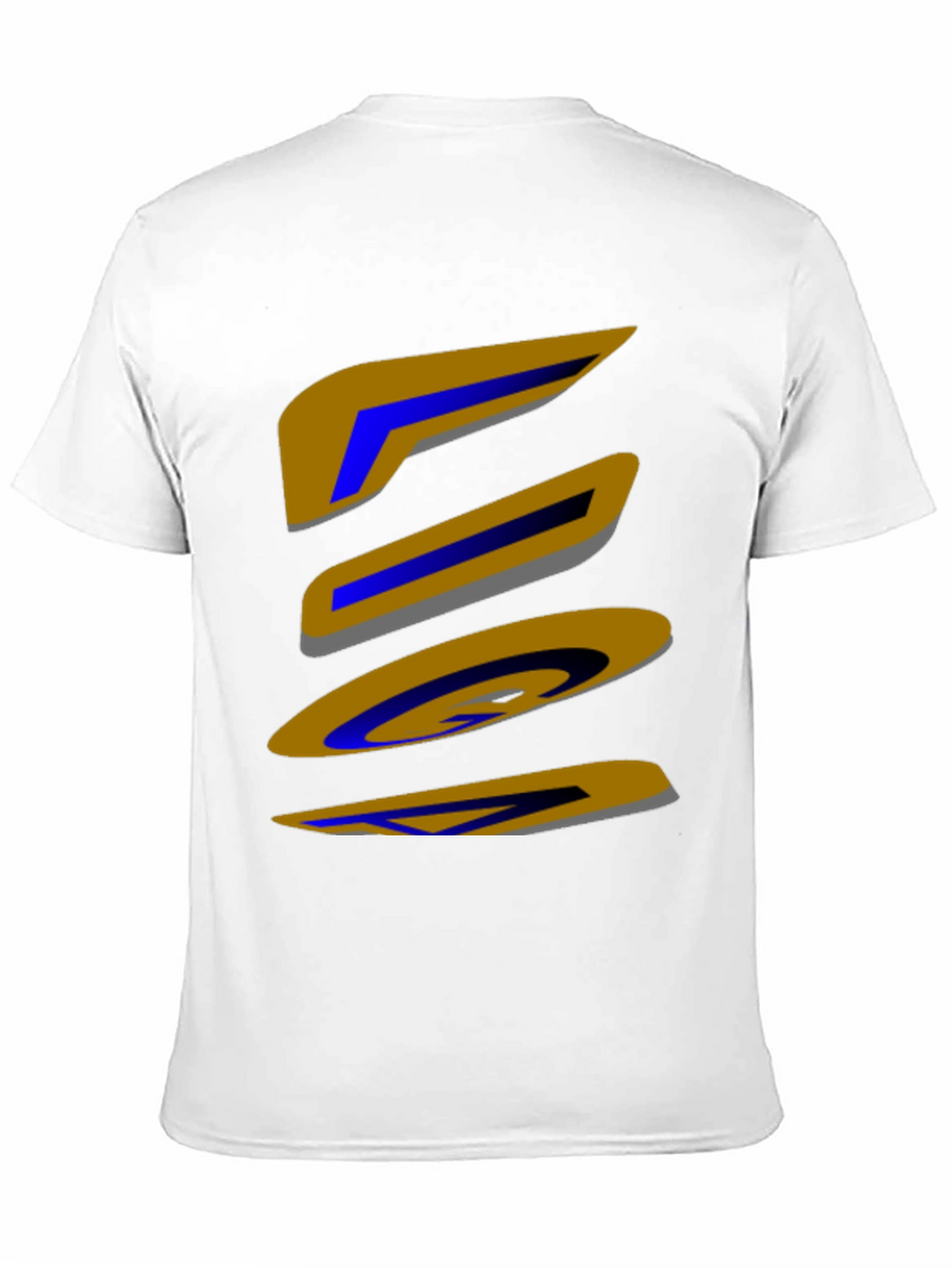 Abstract Shapes Graphic Print Black T-Shirt