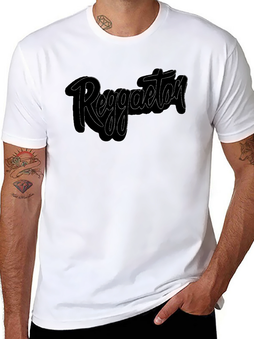 Reggaeton Black T-Shirt - Stylish Graphic Tee