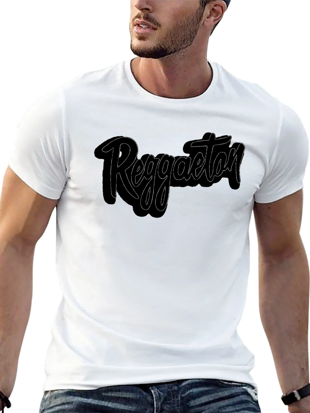 Reggaeton Black T-Shirt - Stylish Graphic Tee