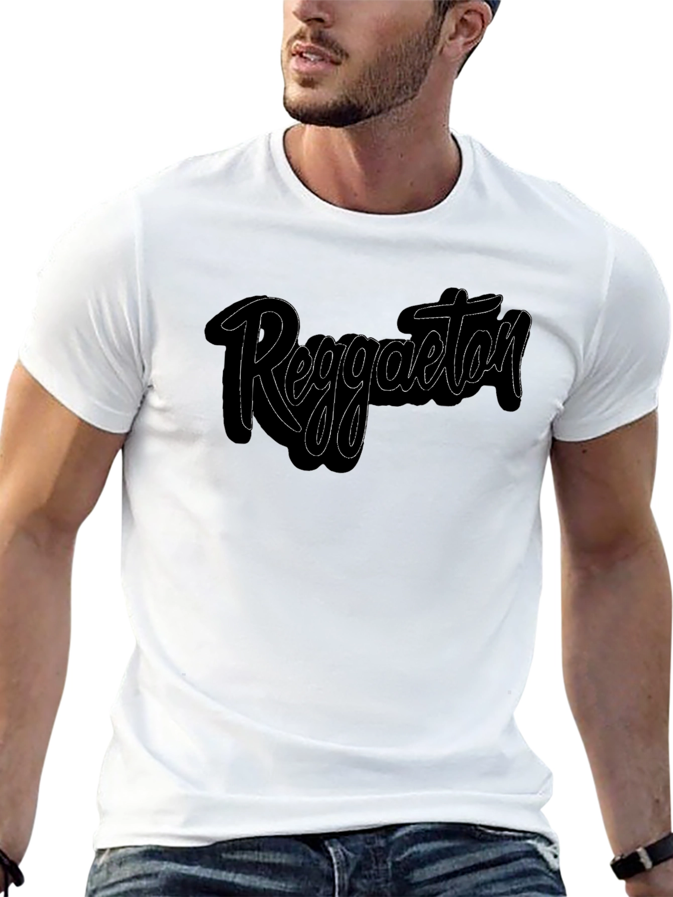 Reggaeton Black T-Shirt - Stylish Graphic Tee