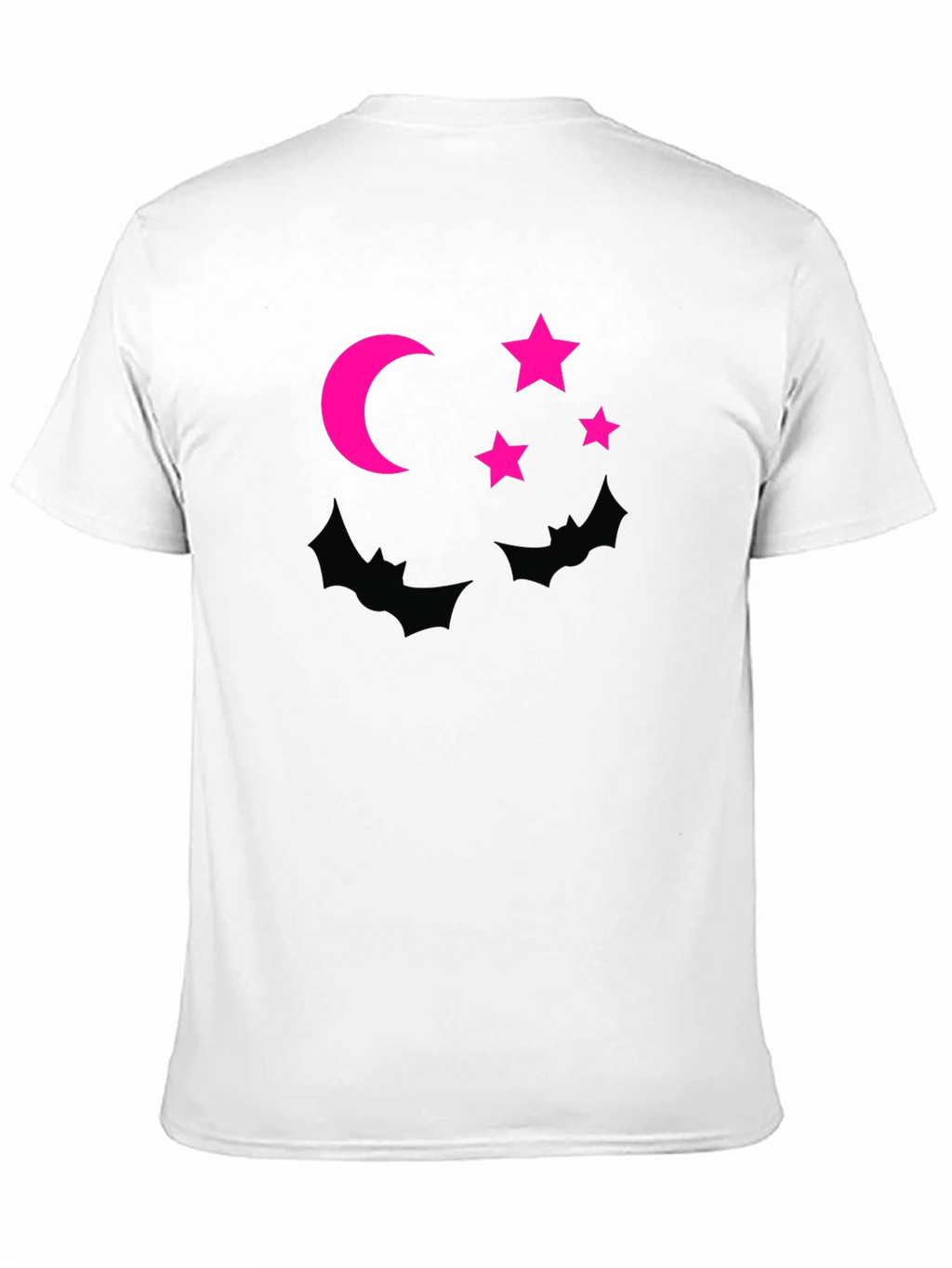 Halloween Bats Moon Stars Graphic Tee