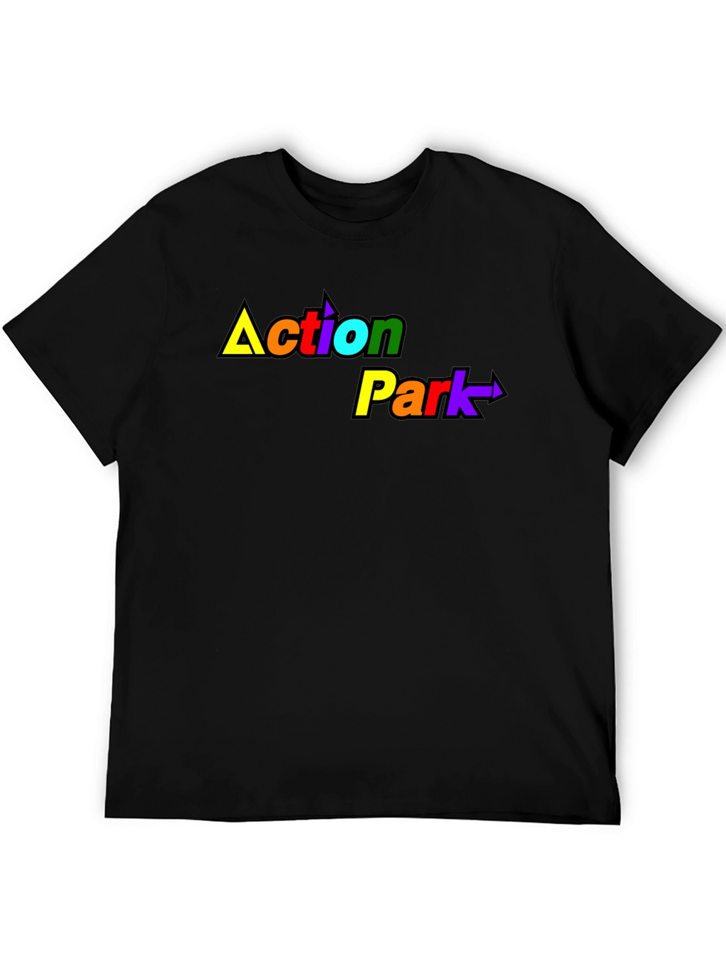 Action Park Rainbow Graphic T-Shirt