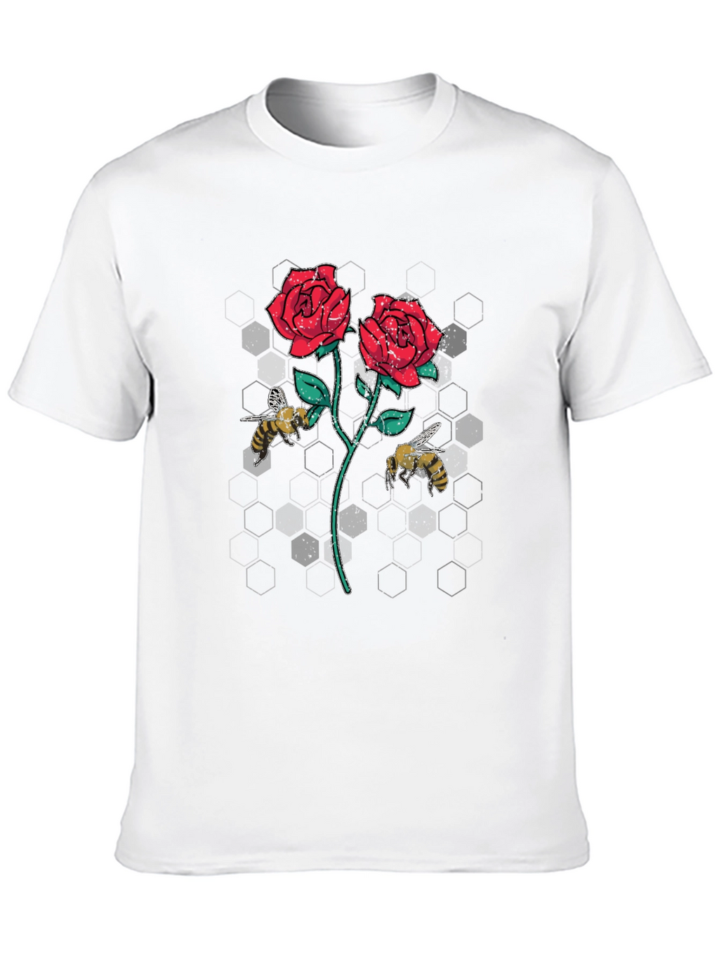 Rose and Bee Graphic Tee