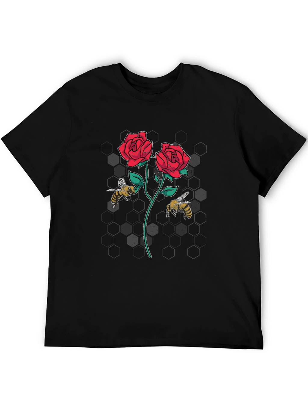 Rose and Bee Graphic Tee