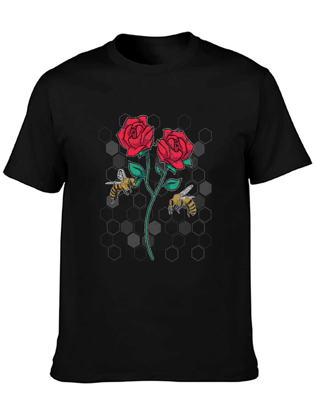 Rose and Bee Graphic Tee