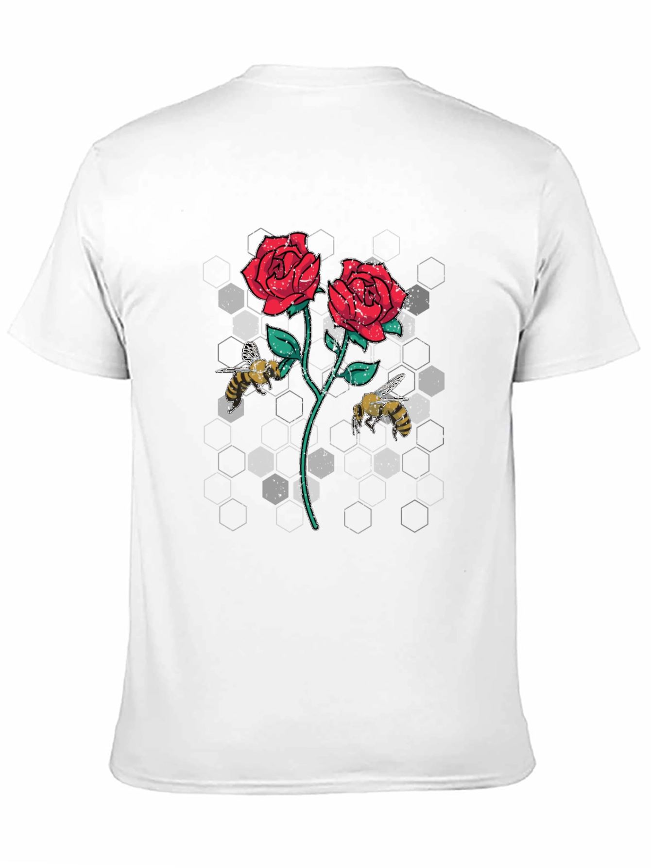 Rose and Bee Graphic Tee