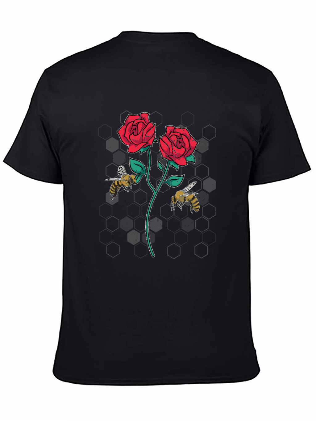 Rose and Bee Graphic Tee