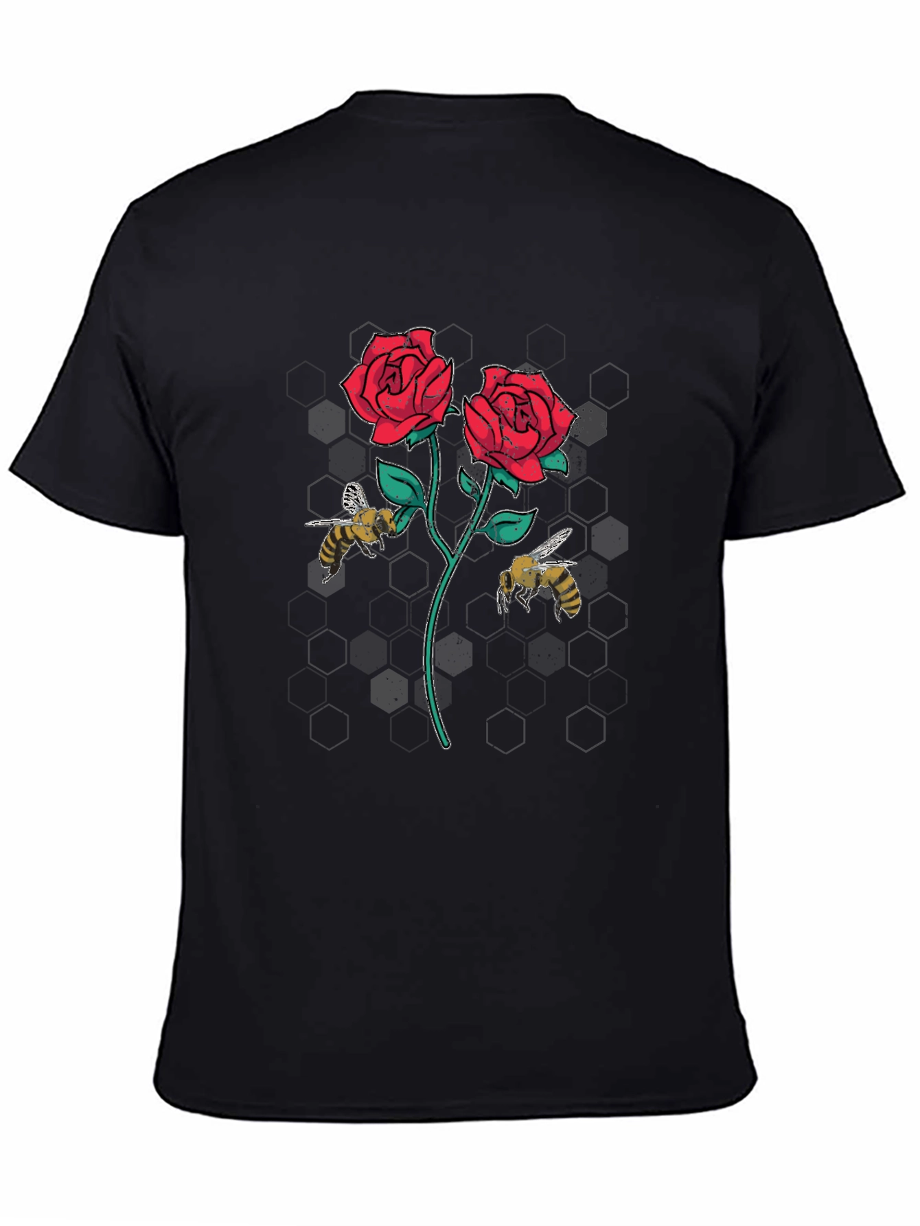 Rose and Bee Graphic Tee
