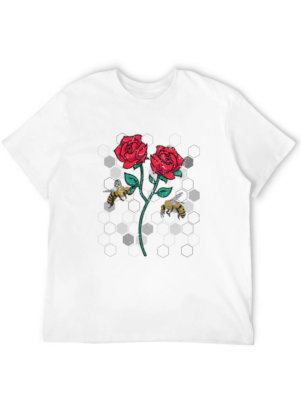Rose and Bee Graphic Tee
