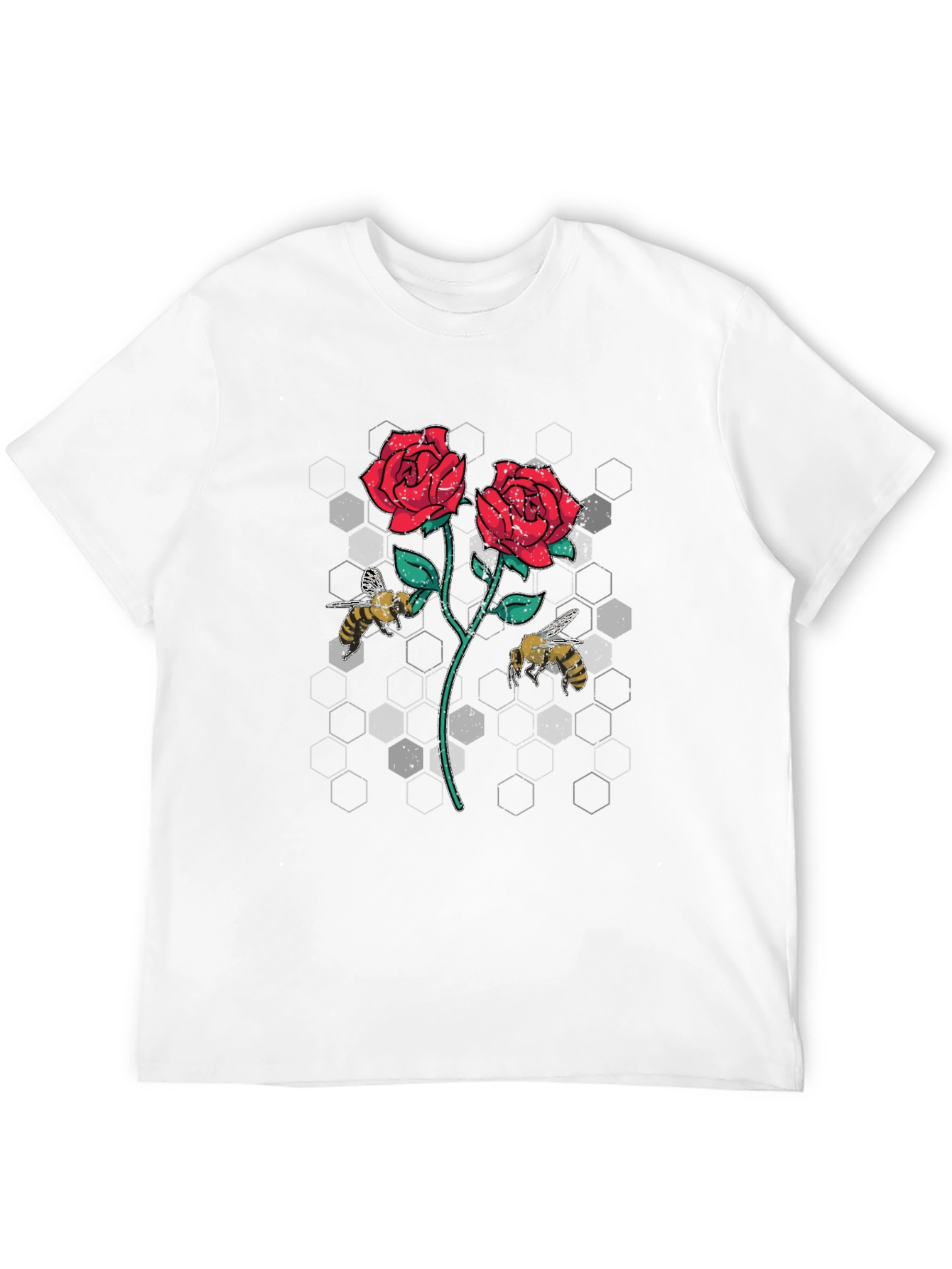 Rose and Bee Graphic Tee