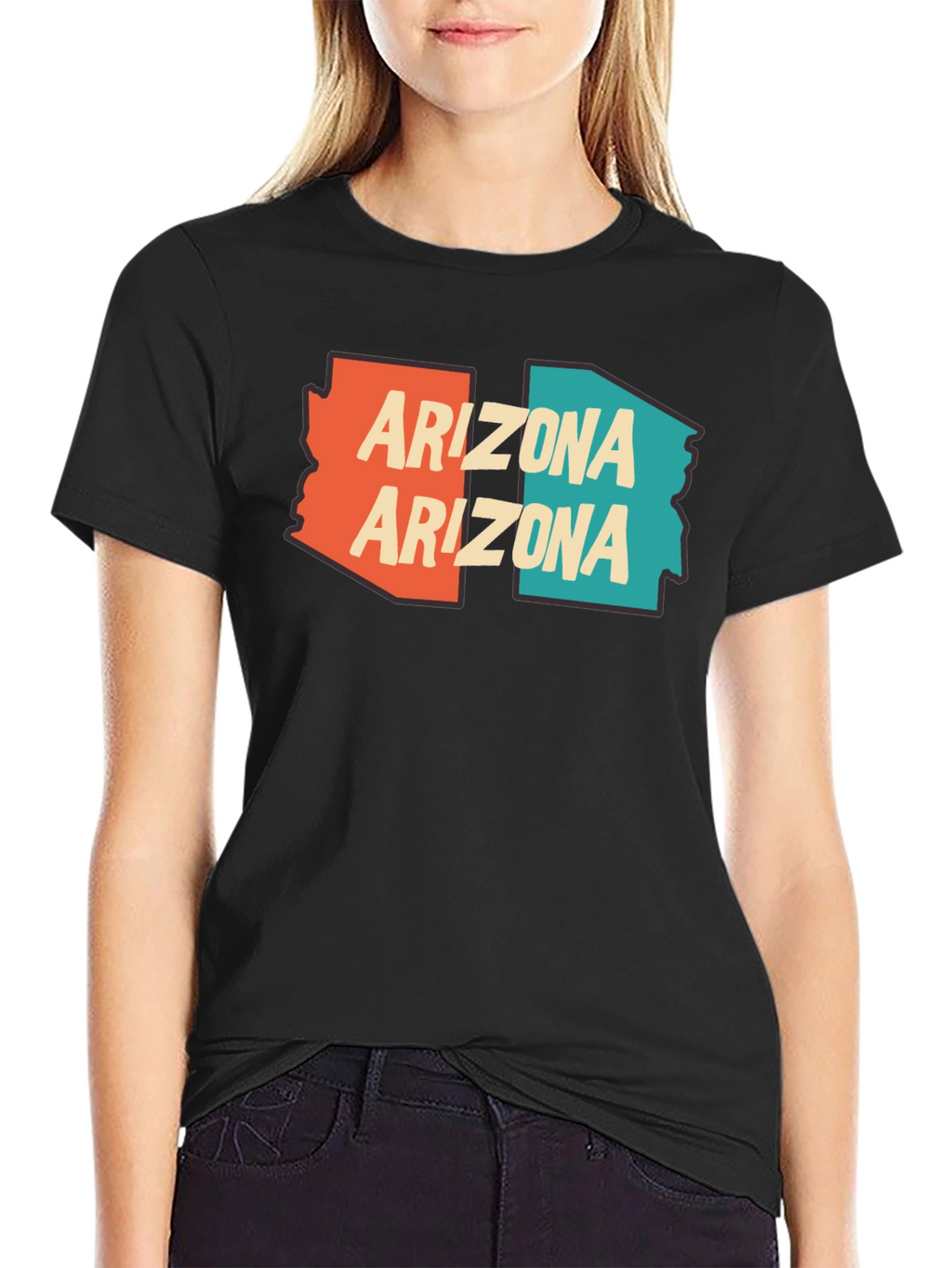Arizona Graphic Tee - State Pride Black T-Shirt