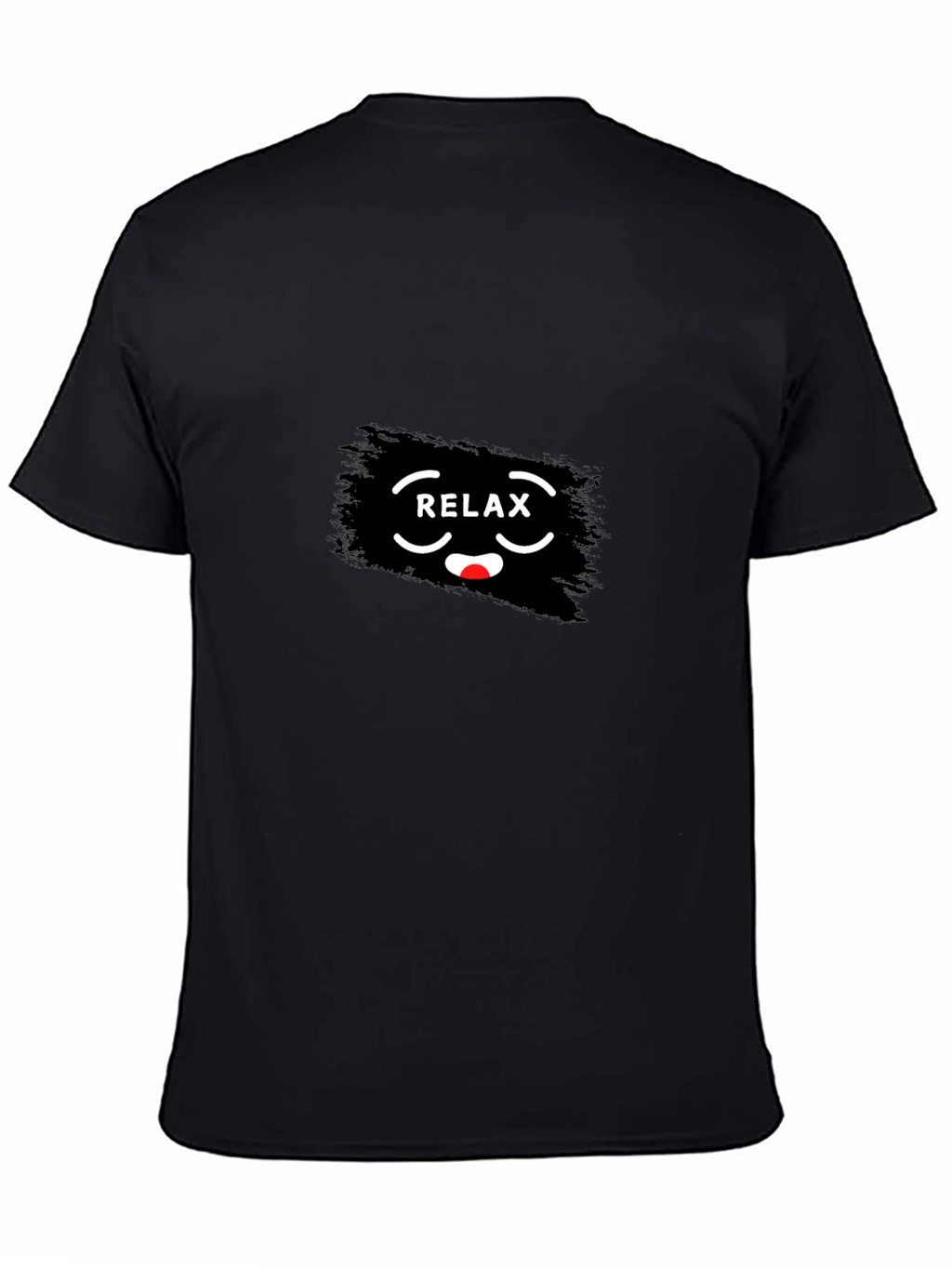 Relax Graphic Print Crew Neck T-Shirt