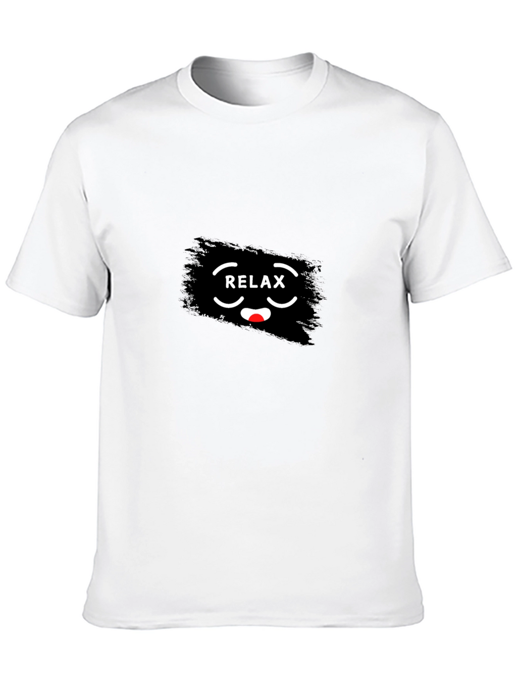 Relax Graphic Print Crew Neck T-Shirt