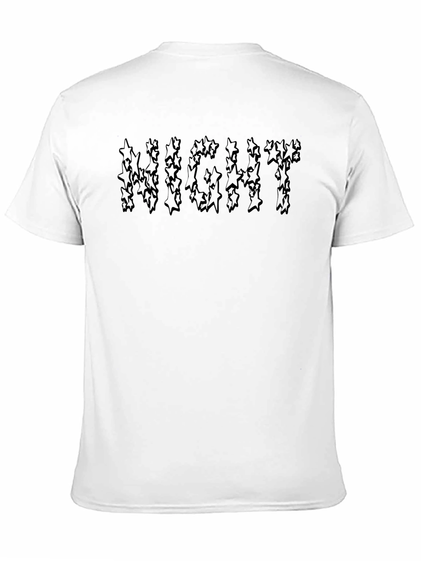 Night Star T-Shirt - Stylish Black Tee