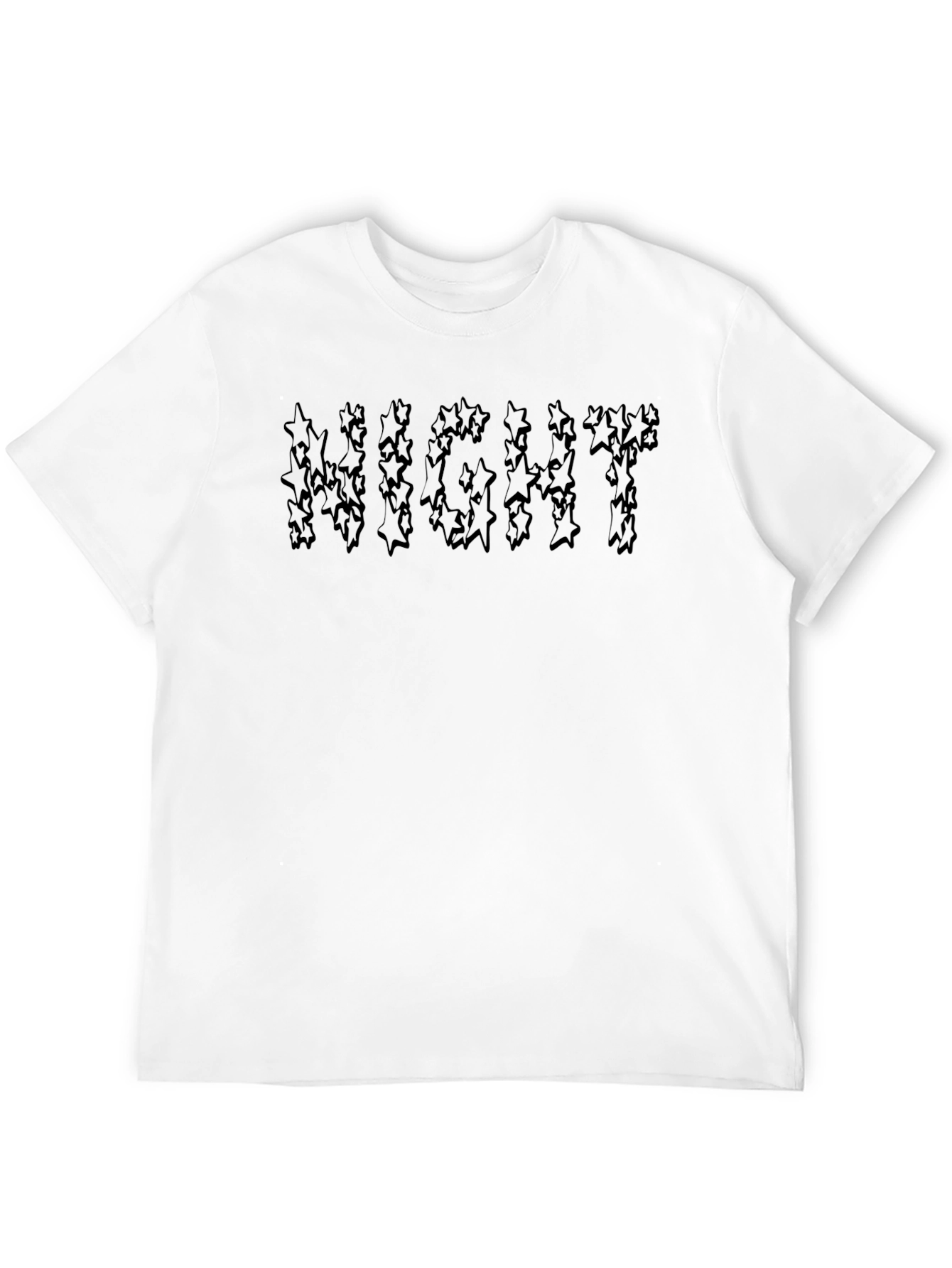 Night Star T-Shirt - Stylish Black Tee