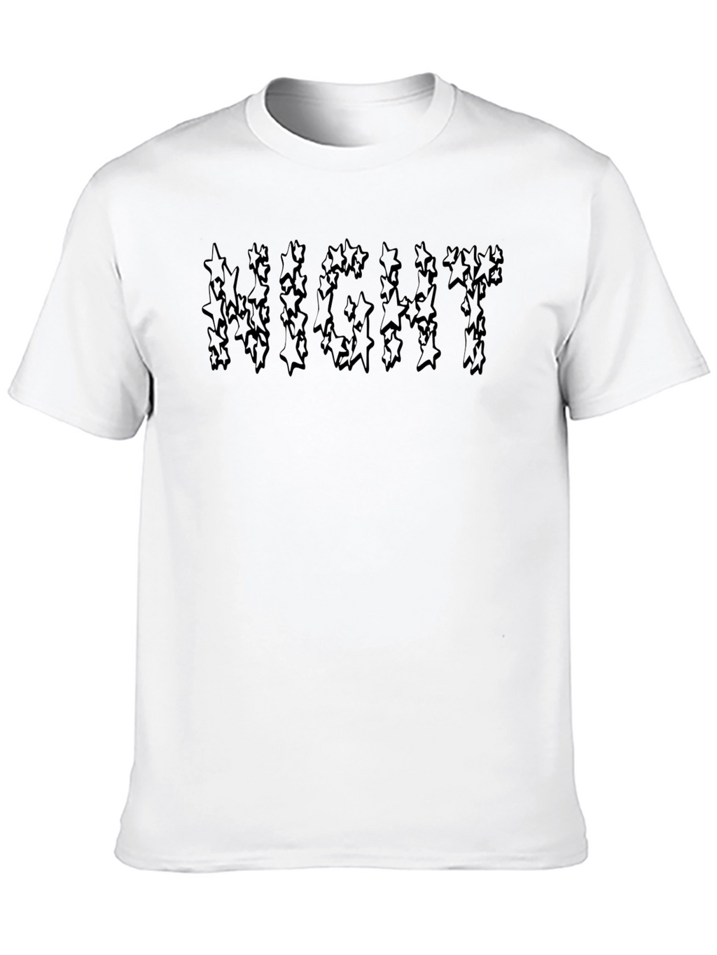 Night Star T-Shirt - Stylish Black Tee
